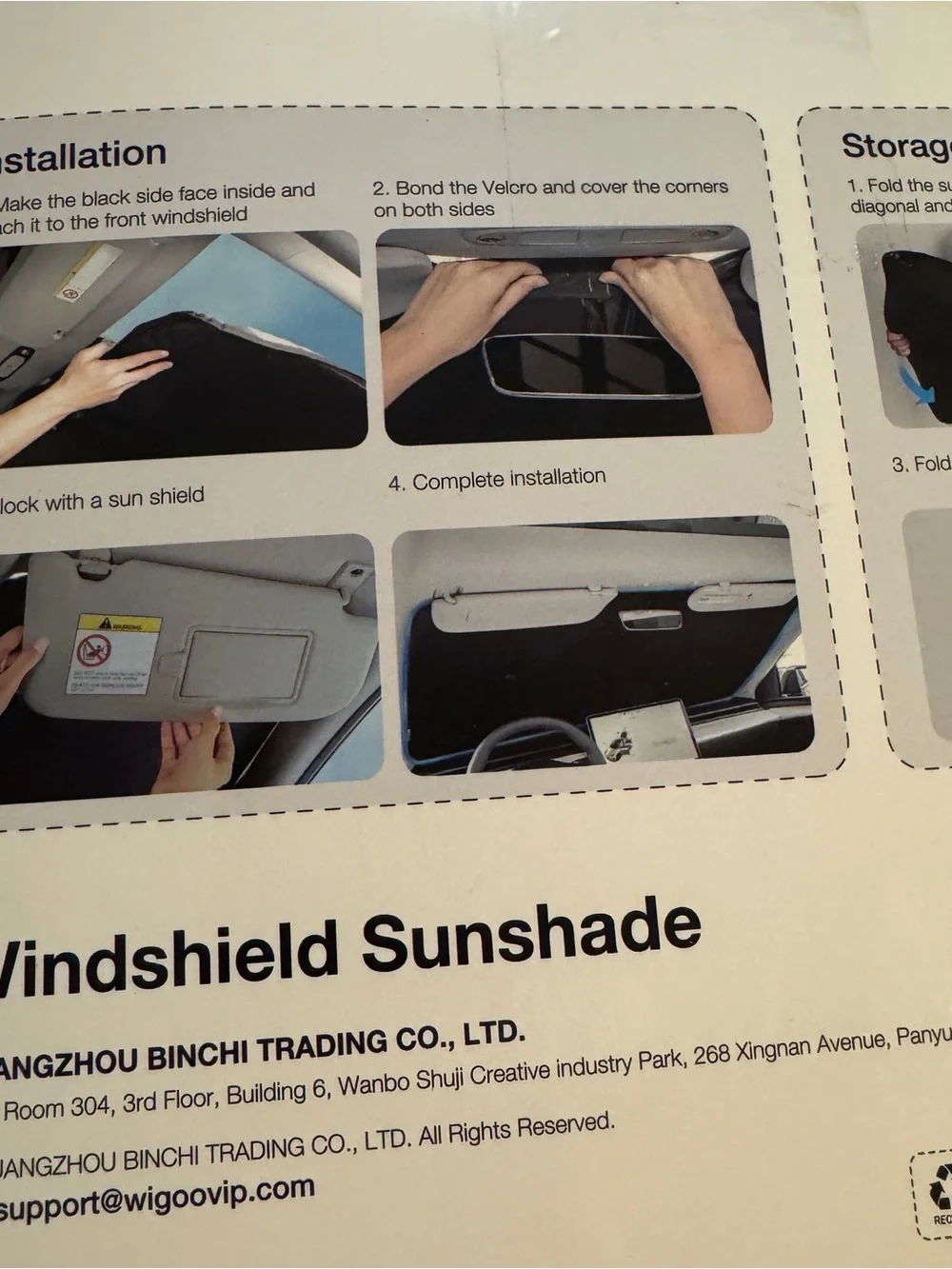 Wigoo Windshield Sunshade Foldable Car Front Window Heat UV Sun Shade New